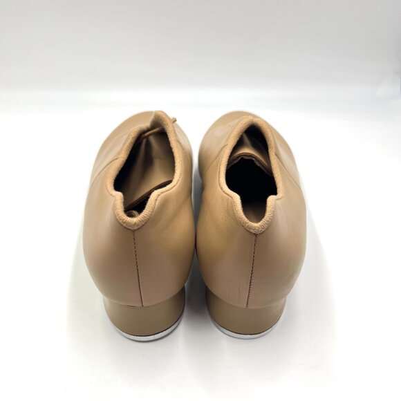 Bloch Womens‎ Size 10 S0381L Audeo Jazz Tap Caramel Tan Leather Dance Shoes - Picture 7 of 15